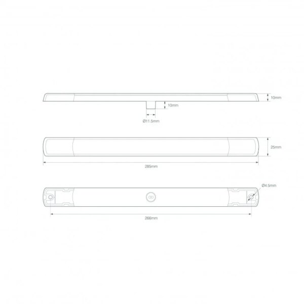 LED slimline achterlicht | 12v | 285BAR12-285BAR12-285BAR12-3