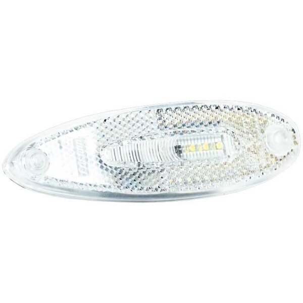 LED markeringslicht wit | 12-36v | 50cm. kabel | MV-1900W-FT-076 B LED-MV-1900W