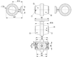 LED pendellamp | korte steel | heldere lens | 12-24v | MB-1010RW-LD 2588-MB-1010RW-7