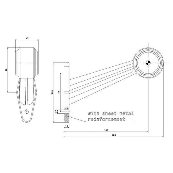 5mm². connector | M10BV-521RW-FT-009 E LED QS150 (NO SET ONLY LEFT VERSION)-M10BV-521RW-2