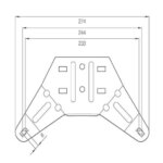 LED zwaailampbalk | R65 | 1345mm | 10-30v | compleet flitsend | EQBT1345R65A-EQBT1345R65A-EQBT1345R65A-5