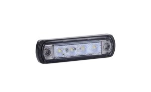 LED markeringslicht wit | met beugel | 12-24v | 50cm. kabel | MV-5250W-LD 943-MV-5250W