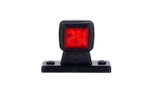 LED breedtelamp rechts rood-wit 12-24v 50cm kabel | MB-4632RW-LD 450/P-MB-4632RW