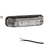 LED markeringslicht wit | 12-24v | 50cm. kabel | M10MV-500W-FT-013 B LED-M10MV-500W