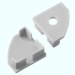 Capuchon | pour BAC-ALU2 | avec passe-câble | BAC-ALU2-CAP--BAC-ALU2-CAP