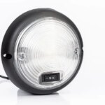 LED interieurverlichting | zwart | met schakelaar | 12-24v | 4000K | B10DS-143Z-FT-160 CZ W LED-B10DS-143Z