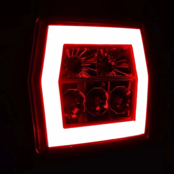 LED compact achterlicht zonder kentekenlicht | 12-36v | 100cm. kabel | V10C3-700-FT-120 LED-V10C3-700-2