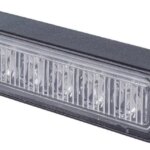 LED flitser 6 LED | Amber | 12-24v | S07F6001.1--S07F6001.1