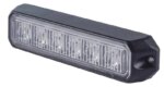 LED flitser 6 LED | Amber | 12-24v | S07F6001.1--S07F6001.1