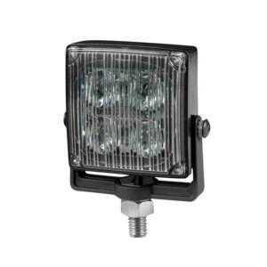 LED flitser 4-LED | R65 | op montagevoet | blauw | 12-24v | ED0001B-ED0001B-ED0001B