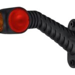Links | LED breedtelamp rood-wit-amber | 12-24v | 50cm. kabel | MB-4791RWA-LD 2031-MB-4791RWA