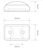 LED decoratielicht | groen | 12-24v | 40cm. kabel | 35GME-35GME-35GME-2
