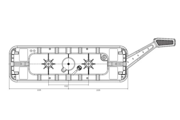 Rechts | LED Trailerlamp 24v | Full LED Canbusproof | 2