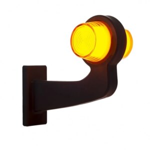 LED pendellamp amber | haakse steel | matte lens | 12-24v | MB-1023A-LKD 2607-MB-1023A