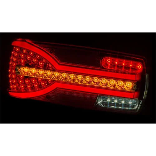 Rechts | LED achterlicht dynamisch knipperlicht | 12-24v | 150cm. kabel | V14C7-902-LZD 2301-V14C7-902-5 Rechts | LED achterlicht dynamisch knipperlicht | 12-24v | 150cm. kabel | V14C7-902-LZD 2301-V14C7-902-5