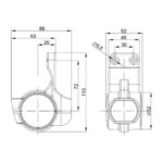5mm². connector | M10BV-821RWA-FT-140 W L LED QS150-M10BV-821RWA-2