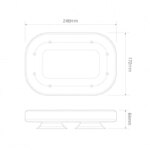 Compacte R65 Dark-look minibar 12-24V zuignap montage | MLB246R65ATM-MM-MLB246R65ATM-MM-MLB246R65ATM-MM-5
