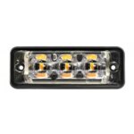 Ultra platte Slimline LED flitser 3 LED's | wit | 12-24v | SSLED3DVW-SSLED3DVW-SSLED3DVW