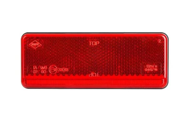 LED markeringslicht neon rood | 12-24v | 50cm. kabel | MV-3200HR-LD 2433-MV-3200HR-2