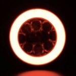 LED achterlicht Y-homologatie zonder kentekenverlichting | 12-36v | 100cm. kabel | V10C3-840-FT-113 Y LED-V10C3-840-3