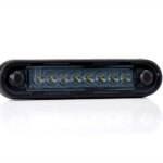 Feu de position foncé-long orange | 12-24v | 0