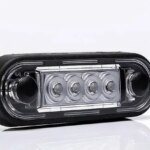 LED markeringslicht Rood | 12-24v | 15cm. kabel | MV-2400R.1-FT-073 C LED-MV-2400R.1