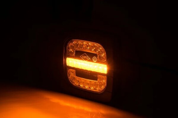 LED Front positielicht & knipperlicht 12/24v 1m. Kabel-LZD 2799-VC-4220-8