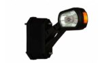 LED breedtelamp links met alarm rood-wit-amber 12-24v | MBA-2731RWA-LDCC 2724-MBA-2731RWA-3