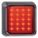 LED mistlicht met zwarte rand | 12-24v | 40cm. kabel | 80FME-80FME-80FME