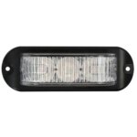 LED flitser 3 LED's | Amber | 180 graden | 10-30v | LED3DVA180-LED3DVA180-LED3DVA180-3