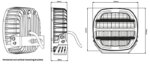 Phantom Series LED verstraler darklook zwart 12-24v - 16.000lm--WD-16016-9