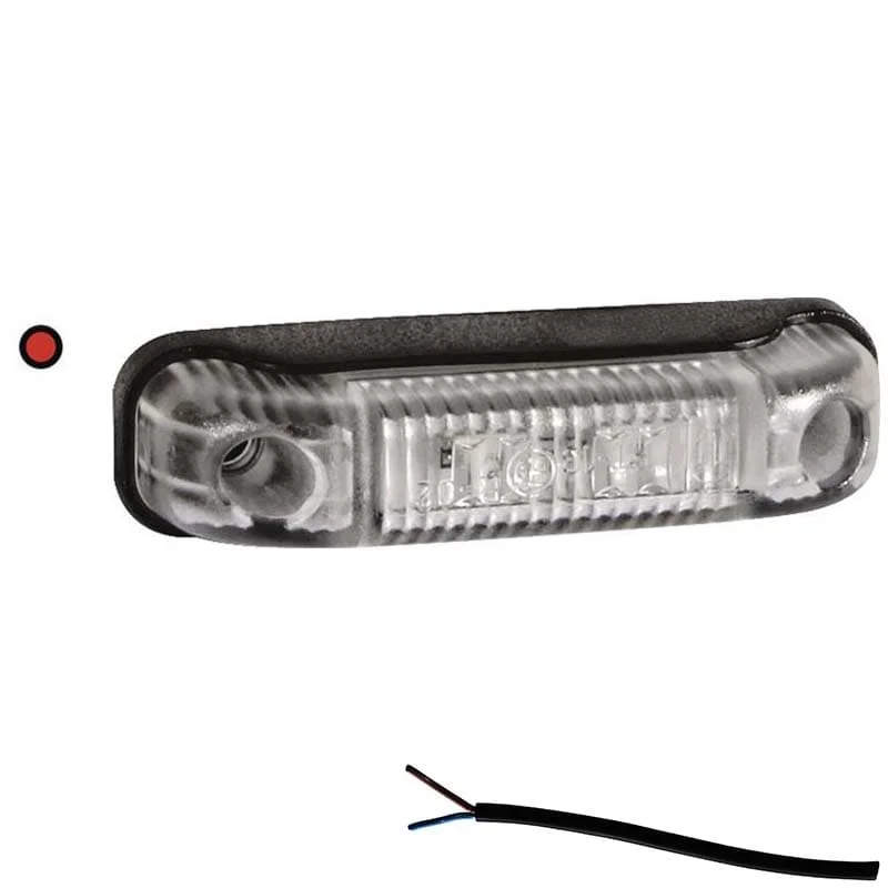 LED markeringslicht rood | 12-24v | 50cm. kabel | M10MV-500R-FT-013 C LED-M10MV-500R LED markeringslicht rood | 12-24v | 50cm. kabel | M10MV-500R-FT-013 C LED-M10MV-500R