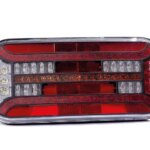 Rechts | LED achterlicht met rechthoek reflector | 12-24v | VC-3002-FT-600 P LED DI-VC-3002