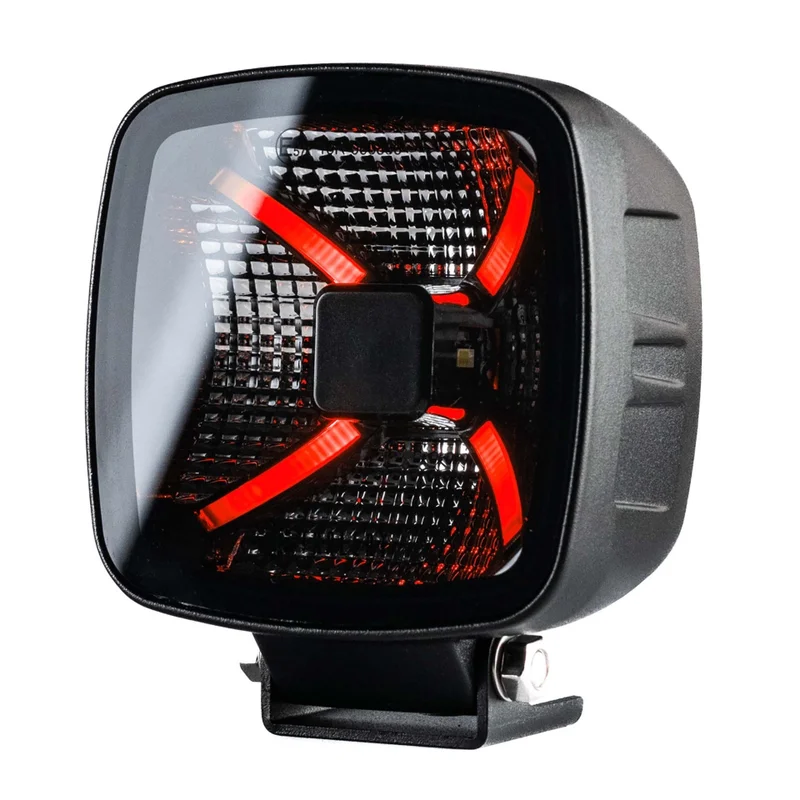 LED Arbeitsscheinwerfer mit Positionslicht (RWA) 10-30v | 400cm Kabel--WF-6059RWA