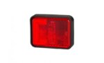 LED markeringslicht neon rood met beugel | 12-24v | 50cm. kabel | MV-3500R-LD 2744-MV-3500R-2