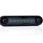 Dark markeringslicht-lang wit | 12-24v | 0