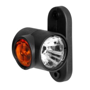 LED dark Breedtelamp rood-wit-amber 12-24v 50cm kabel-LD 2186/GRAPHITE-MB-4800DRWA