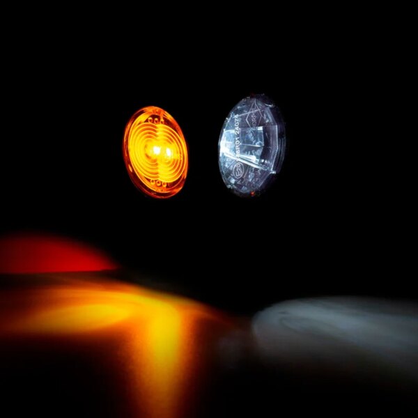 LED dark Breedtelamp links 12-24v 0.5m. kabel-LD 2175/GRAPHITE-MB-4891DRWA-2