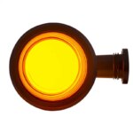 LED pendellamp amber | korte steel | matte lens | 12-24v | MB-1020A-LKD 2608-MB-1020A-3