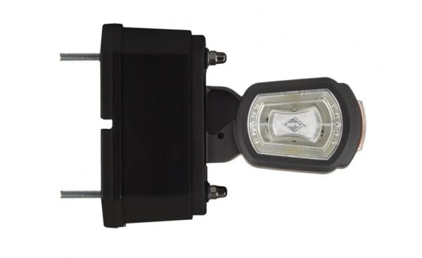 LED breedtelamp rechts rood-wit-amber 12-24v 50cm kabel | MBA-2701RWA-LDCC 2794-MBA-2701RWA-5