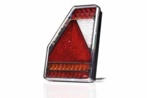 Links | LED achterlicht | driehoek model | 12v | 6-functie | 100cm. Kabel | VC-3301-FT-277 L LED-VC-3301
