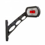 LED breedtelamp rechts rood-wit 12-24v 50cm kabel | MB-2762RWA-LDCC 2699-MB-2762RWA-4