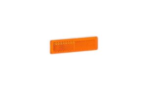 Reflector amber 19x69mm plakmontage (enkel per 20 stuks) | UO 088-UO 088-UO 088
