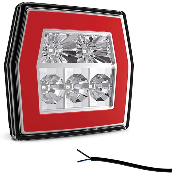 LED compact achterlicht zonder kentekenlicht | 12-36v | 100cm. kabel | V10C3-700-FT-120 LED-V10C3-700