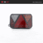 Rechts | LED achterlicht met achteruitrijlicht & kentekenverlichting | 12v | 100cm. kabel | VC-2732-FT-270 P TB LED COF-VC-2732-3