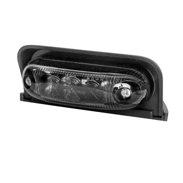 LED dark markeringslicht rood incl. beugel 12-24v 50cm kabel-LD 231/GRAPHITE-MV-4050DR