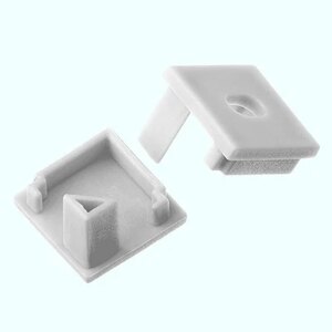 Eindkap | voor BAC-ALU6 | met kabeldoorvoer | BAC-ALU6-CAP-O--BAC-ALU6-CAP-O