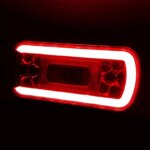 LED achterlicht zonder kentekenverlichting | 12-36v | 5-PIN | V10C5-610B5-FT-130 NT COF LED BAJONET-V10C5-610B5-4