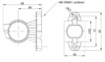 Links | LED breedtelamp | korte steel | 12-24v | 0