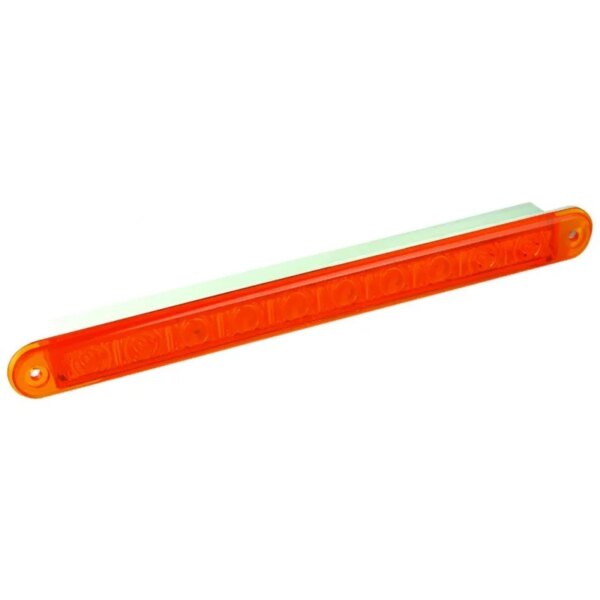 LED dynamisch knipperlicht slimline amber lens | 24v | 40cm. kabel | 235A24-DI-235A24-DI-235A24-DI-2